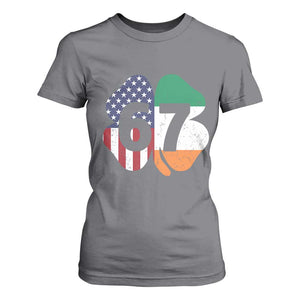 Six Seven 6 7 St Patricks Day T Shirt For Women 67 Meme Irish American Ireland Flag Lucky Shamrocks TS10 Charcoal Print Your Wear