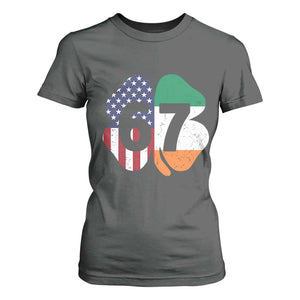 Six Seven 6 7 St Patricks Day T Shirt For Women 67 Meme Irish American Ireland Flag Lucky Shamrocks TS10 Dark Heather Print Your Wear