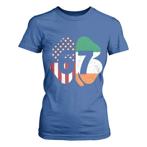 Six Seven 6 7 St Patricks Day T Shirt For Women 67 Meme Irish American Ireland Flag Lucky Shamrocks TS10 Royal Blue Print Your Wear
