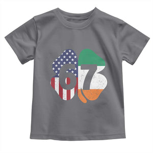 Six Seven 6 7 St Patricks Day Toddler T Shirt 67 Meme Irish American Ireland Flag Lucky Shamrocks TS10 Charcoal Print Your Wear