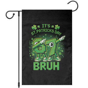 Its St Patricks Day 67 Bruh Garden Flag Funny Shamrock Six Seven 6 7 Meme Gen Alpha TS10 Black Print Your Wear