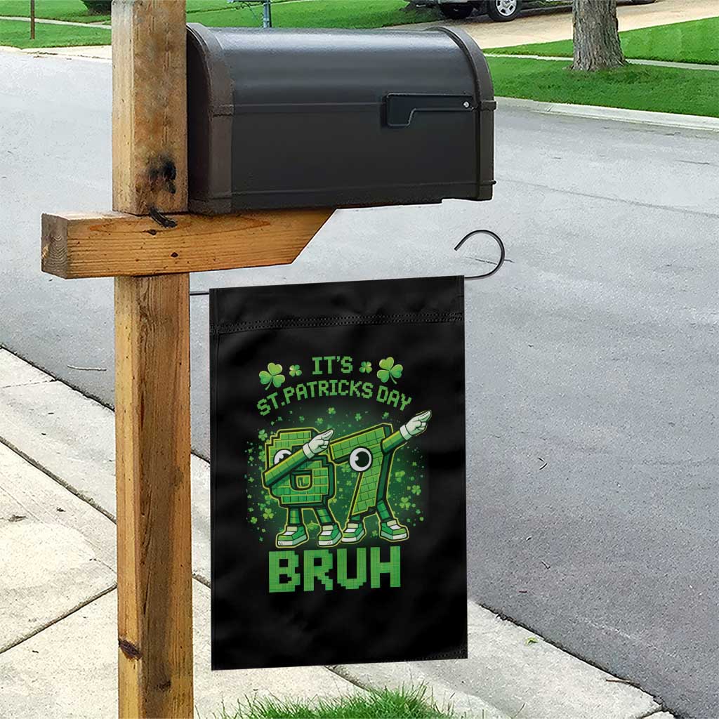Its St Patricks Day 67 Bruh Garden Flag Funny Shamrock Six Seven 6 7 Meme Gen Alpha TS10 Print Your Wear