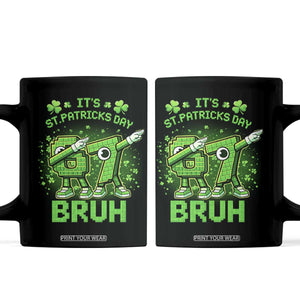 Its St Patricks Day 67 Bruh Coffee Mug Funny Shamrock Six Seven 6 7 Meme Gen Alpha TS10 Black Print Your Wear