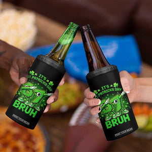 Its St Patricks Day 67 Bruh 4 in 1 Can Cooler Tumbler Funny Shamrock Six Seven 6 7 Meme Gen Alpha TS10 Print Your Wear