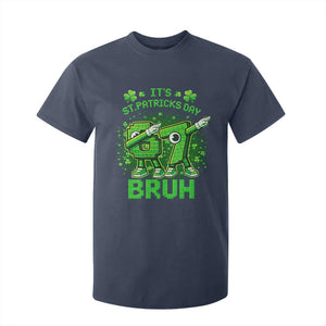 Its St Patricks Day 67 Bruh T Shirt For Kid Funny Shamrock Six Seven 6 7 Meme Gen Alpha TS10 Navy Print Your Wear