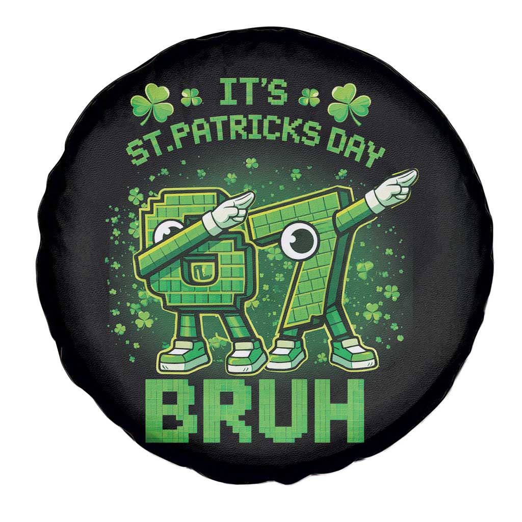 Its St Patricks Day 67 Bruh Spare Tire Cover Funny Shamrock Six Seven 6 7 Meme Gen Alpha TS10 Print Your Wear