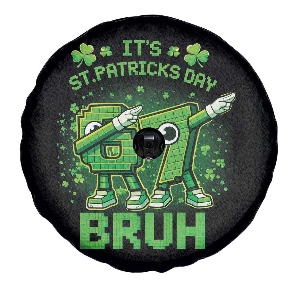 Its St Patricks Day 67 Bruh Spare Tire Cover Funny Shamrock Six Seven 6 7 Meme Gen Alpha TS10 Print Your Wear