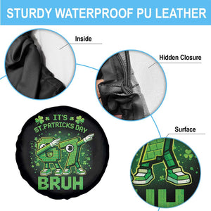 Its St Patricks Day 67 Bruh Spare Tire Cover Funny Shamrock Six Seven 6 7 Meme Gen Alpha TS10 Print Your Wear