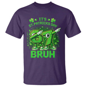 Its St Patricks Day 67 Bruh T Shirt Funny Shamrock Six Seven 6 7 Meme Gen Alpha TS10 Purple Print Your Wear