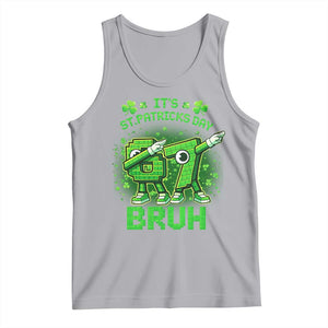 Its St Patricks Day 67 Bruh Tank Top Funny Shamrock Six Seven 6 7 Meme Gen Alpha TS10 Athletic Heather Print Your Wear