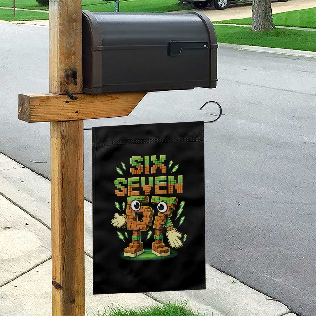 Six Seven Brainrot Italian Funny 67 Kids Gaming Meme Garden Flag TS10 Print Your Wear