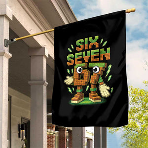 Six Seven Brainrot Italian Funny 67 Kids Gaming Meme Garden Flag TS10 Print Your Wear