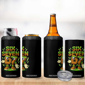 Six Seven Brainrot Italian Funny 67 Kids Gaming Meme 4 in 1 Can Cooler Tumbler TS10 Print Your Wear