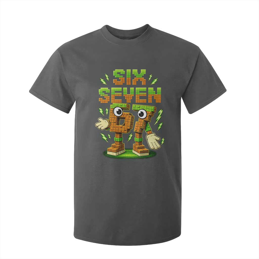 Six Seven Brainrot Italian Funny 67 Kids Gaming Meme T Shirt For Kid TS10 Dark Heather Print Your Wear