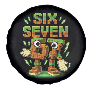 Six Seven Brainrot Italian Funny 67 Kids Gaming Meme Spare Tire Cover TS10 Print Your Wear