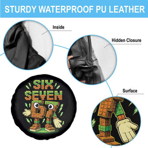 Six Seven Brainrot Italian Funny 67 Kids Gaming Meme Spare Tire Cover TS10 Print Your Wear