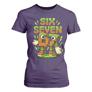 Six Seven Brainrot Italian Funny 67 Kids Gaming Meme T Shirt For Women TS10 Purple Print Your Wear