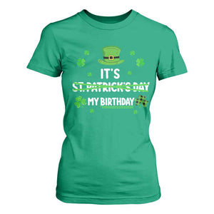 Funny Birthday St Patricks Day T Shirt For Women Funny Shamrock Born Lucky Irish Bday TS10 Irish Green Print Your Wear