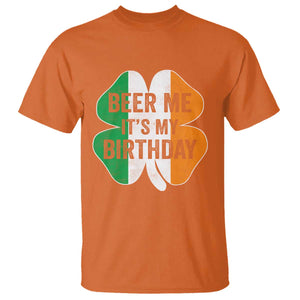 Funny Birthday St Patricks Day T Shirt Beer Me Its My Birthday Ireland Irish Shamrock TS10 Orange Print Your Wear