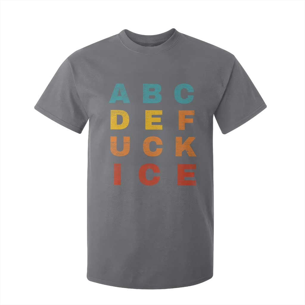 Fck Ice T Shirt For Kid Retro Protest Chinga La Migra Subtle FDT TS10 Charcoal Print Your Wear