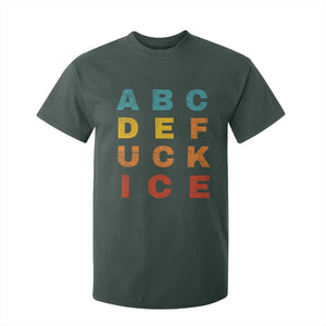 Fck Ice T Shirt For Kid Retro Protest Chinga La Migra Subtle FDT TS10 Dark Forest Green Print Your Wear