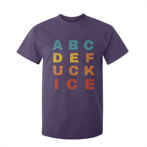 Fck Ice T Shirt For Kid Retro Protest Chinga La Migra Subtle FDT TS10 Purple Print Your Wear