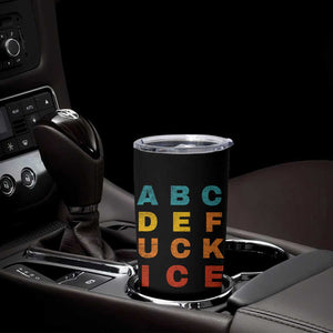 Fck Ice Tumbler Cup Retro Protest Chinga La Migra Subtle FDT TS10 Print Your Wear