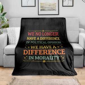 Difference In Morality Throw Blanket Political Differences Protest Rally TS10 Print Your Wear
