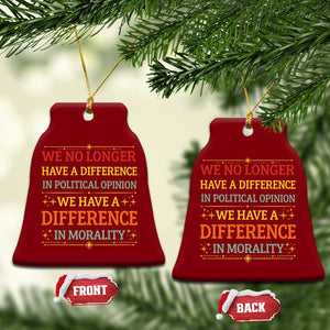 Difference In Morality Ceramic Ornament Political Differences Protest Rally TS10 Print Your Wear
