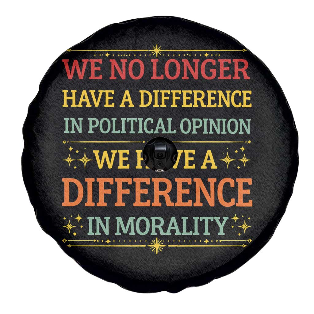 Difference In Morality Spare Tire Cover Political Differences Protest Rally TS10 Print Your Wear