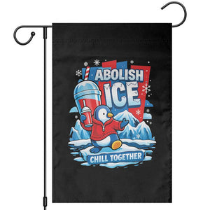 Abolish Ice Garden Flag Subtle FDT Penguin Slush Drink Funny Summer Chill Mode TS10 Black Print Your Wear