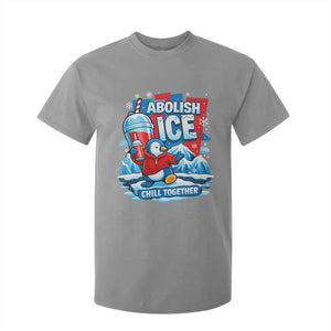 Abolish Ice T Shirt For Kid Subtle FDT Penguin Slush Drink Funny Summer Chill Mode TS10 Sport Gray Print Your Wear
