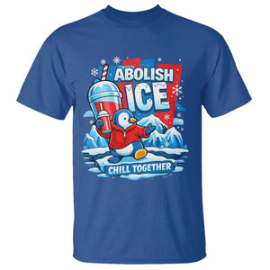 Abolish Ice T Shirt Subtle FDT Penguin Slush Drink Funny Summer Chill Mode TS10 Royal Blue Print Your Wear