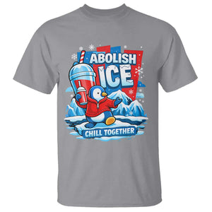 Abolish Ice T Shirt Subtle FDT Penguin Slush Drink Funny Summer Chill Mode TS10 Sport Gray Print Your Wear