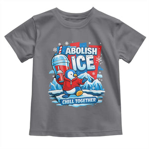 Abolish Ice Toddler T Shirt Subtle FDT Penguin Slush Drink Funny Summer Chill Mode TS10 Charcoal Print Your Wear