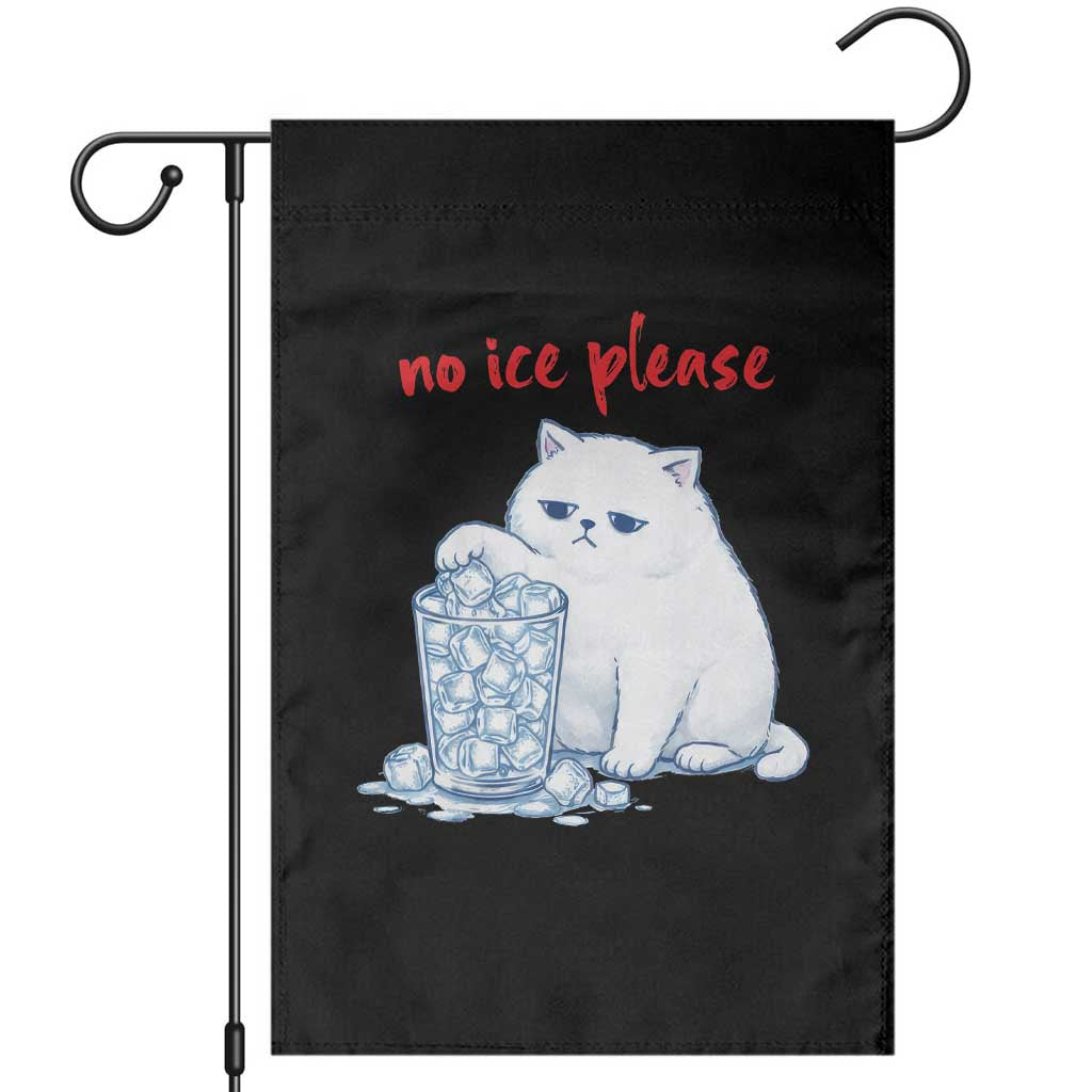 Abolish Ice Protest Garden Flag Subtle FDT Cat Meme No Ice Please TS10 Black Print Your Wear