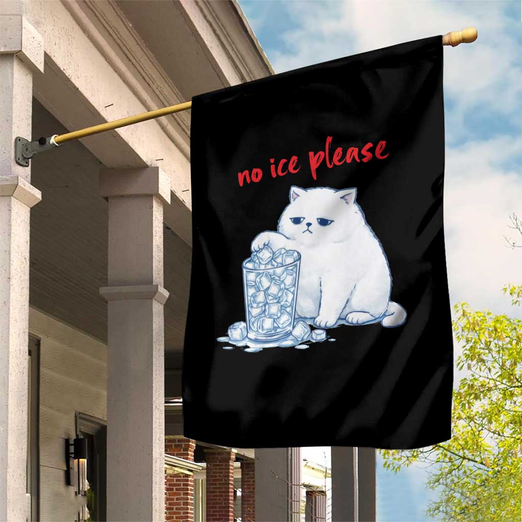Abolish Ice Protest Garden Flag Subtle FDT Cat Meme No Ice Please TS10 Print Your Wear