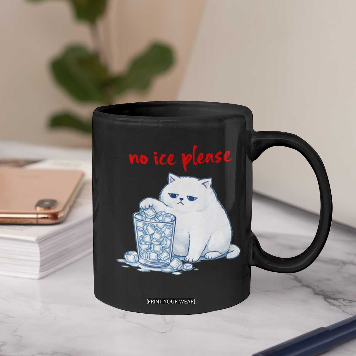 Abolish Ice Protest Coffee Mug Subtle FDT Cat Meme No Ice Please TS10 Print Your Wear