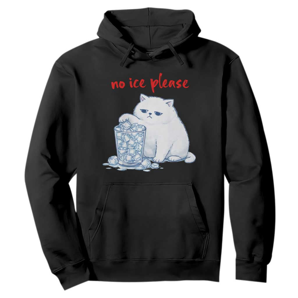 Abolish Ice Protest Hoodie Subtle FDT Cat Meme No Ice Please TS10 Black Print Your Wear