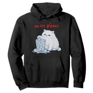 Abolish Ice Protest Hoodie Subtle FDT Cat Meme No Ice Please TS10 Black Print Your Wear