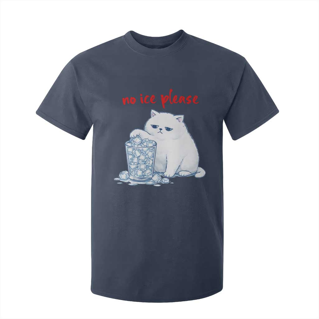 Abolish Ice Protest T Shirt For Kid Subtle FDT Cat Meme No Ice Please TS10 Navy Print Your Wear