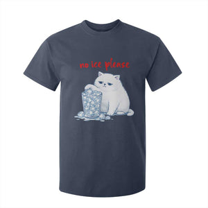 Abolish Ice Protest T Shirt For Kid Subtle FDT Cat Meme No Ice Please TS10 Navy Print Your Wear