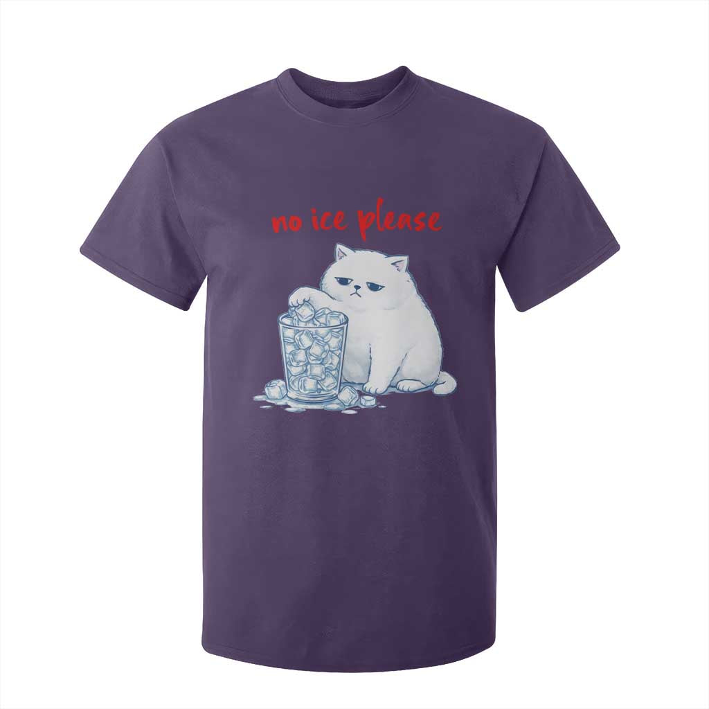 Abolish Ice Protest T Shirt For Kid Subtle FDT Cat Meme No Ice Please TS10 Purple Print Your Wear