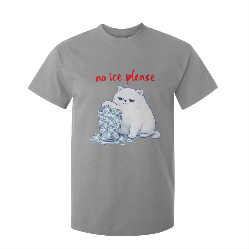 Abolish Ice Protest T Shirt For Kid Subtle FDT Cat Meme No Ice Please TS10 Sport Gray Print Your Wear