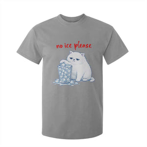 Abolish Ice Protest T Shirt For Kid Subtle FDT Cat Meme No Ice Please TS10 Sport Gray Print Your Wear