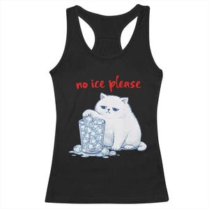 Abolish Ice Protest Racerback Tank Top Subtle FDT Cat Meme No Ice Please TS10 Black Print Your Wear