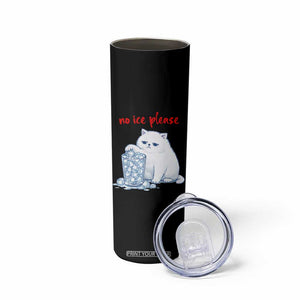 Abolish Ice Protest Skinny Tumbler Subtle FDT Cat Meme No Ice Please TS10 Print Your Wear