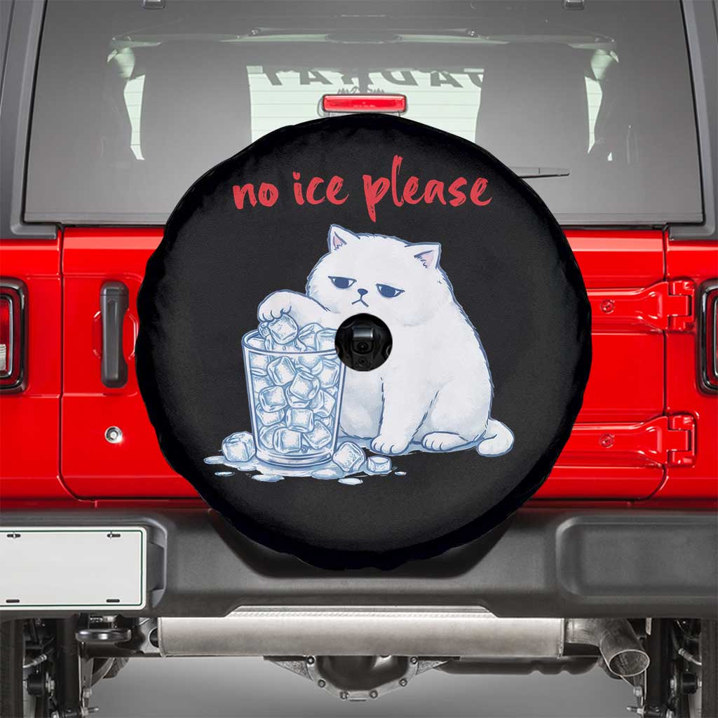 Abolish Ice Protest Spare Tire Cover Subtle FDT Cat Meme No Ice Please TS10 Black Print Your Wear