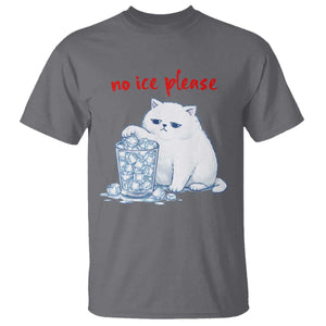 Abolish Ice Protest T Shirt Subtle FDT Cat Meme No Ice Please TS10 Charcoal Print Your Wear