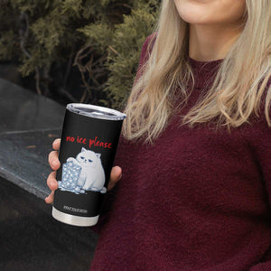 Abolish Ice Protest Tumbler Cup Subtle FDT Cat Meme No Ice Please TS10 Print Your Wear